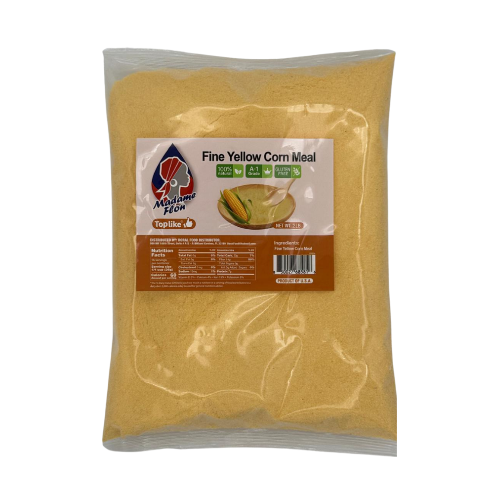 Madam Flon Fine Yellow Corn Meal 2Lb