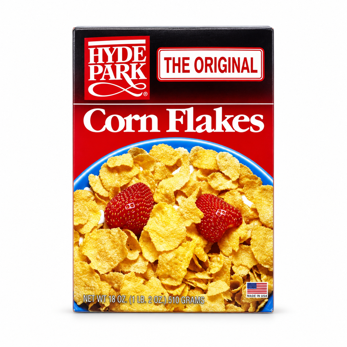 Hyde Park - Corn Flakes, 18 oz, 12 ct/Case (CHYDE002) white background 5ab35bca3520f5fd