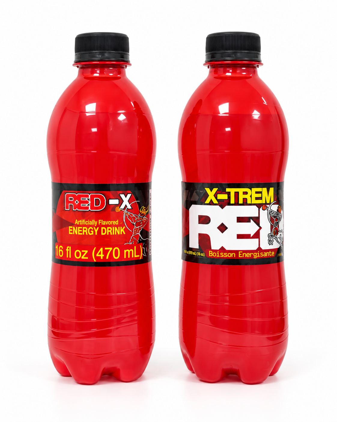 X-Trem - Red Energy Drink, 500 mL, 24 ct/Case (CXTRE002) white background a9f657ed0df237ec